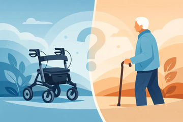 Rollator oder Gehstock - was passt zu Ihnen?