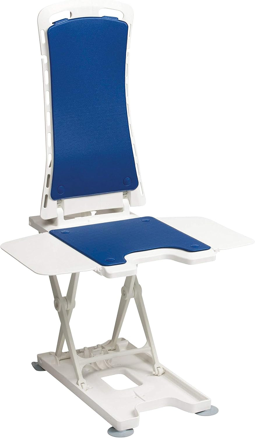 Drive Medical Badewannenlift BELLAVITA 2G Mit Bezug Classic Blau I Ergonomischer Badewannenlifter Für Senioren I Elektronisch Verstellbar Mit Schwimmfähiger Bedienung I, Belastbar Bis 140Kg