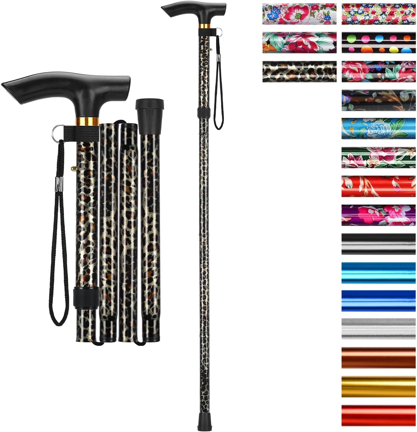 Entdecken Sie den Supregear Faltstock – Höhenverstellbarer, Tragbarer Gehstock für Komfort und Sicherheit im Alltag