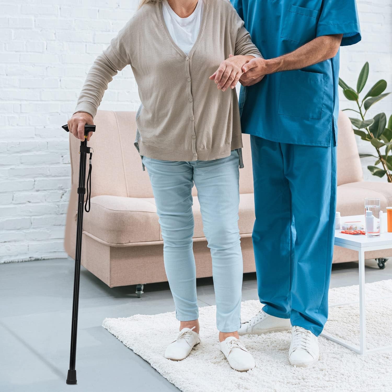 Entdecken Sie den Supregear Faltstock – Höhenverstellbarer, Tragbarer Gehstock für Komfort und Sicherheit im Alltag