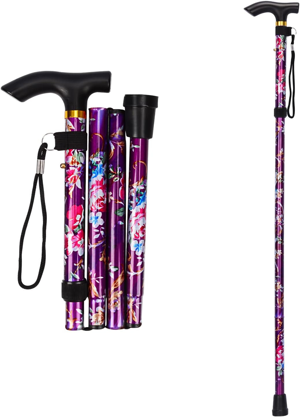 Entdecken Sie den Supregear Faltstock – Höhenverstellbarer, Tragbarer Gehstock für Komfort und Sicherheit im Alltag