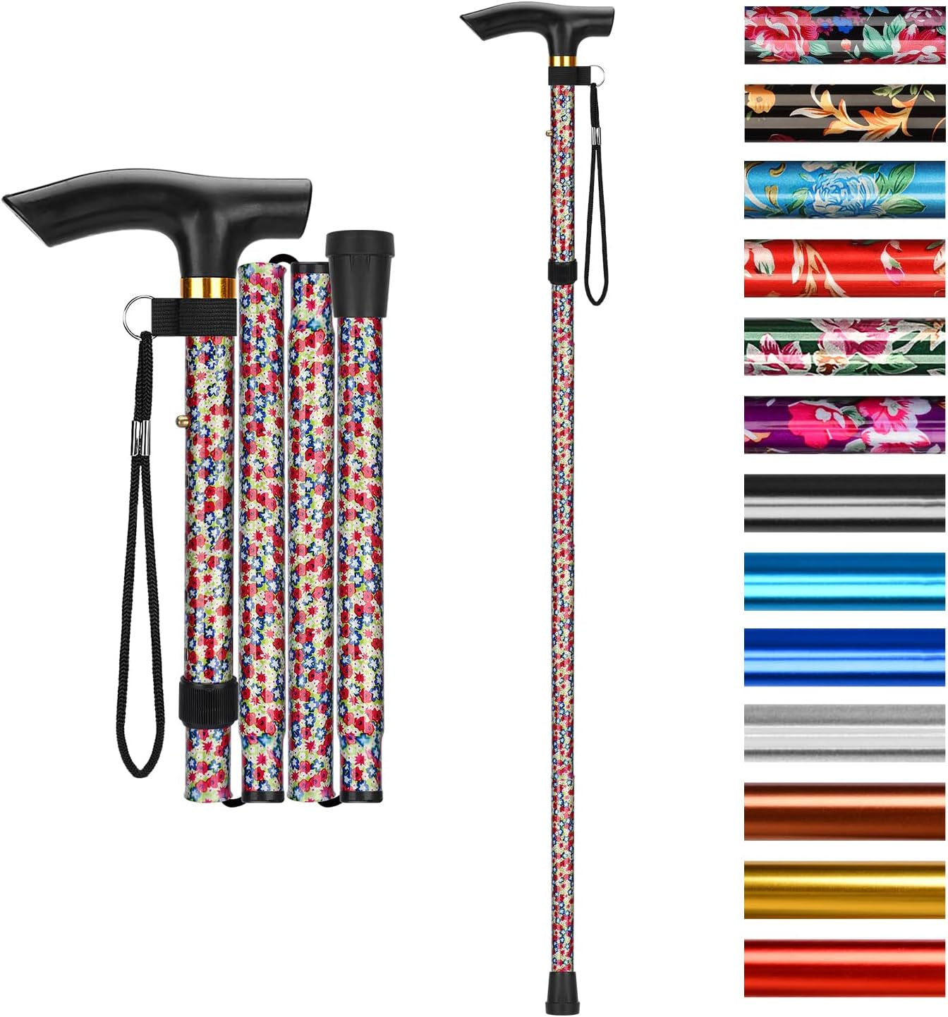 Entdecken Sie den Supregear Faltstock – Höhenverstellbarer, Tragbarer Gehstock für Komfort und Sicherheit im Alltag