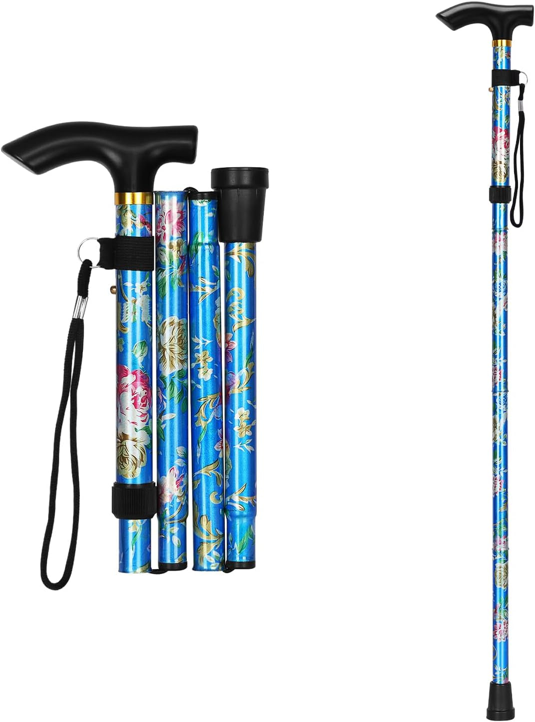 Entdecken Sie den Supregear Faltstock – Höhenverstellbarer, Tragbarer Gehstock für Komfort und Sicherheit im Alltag