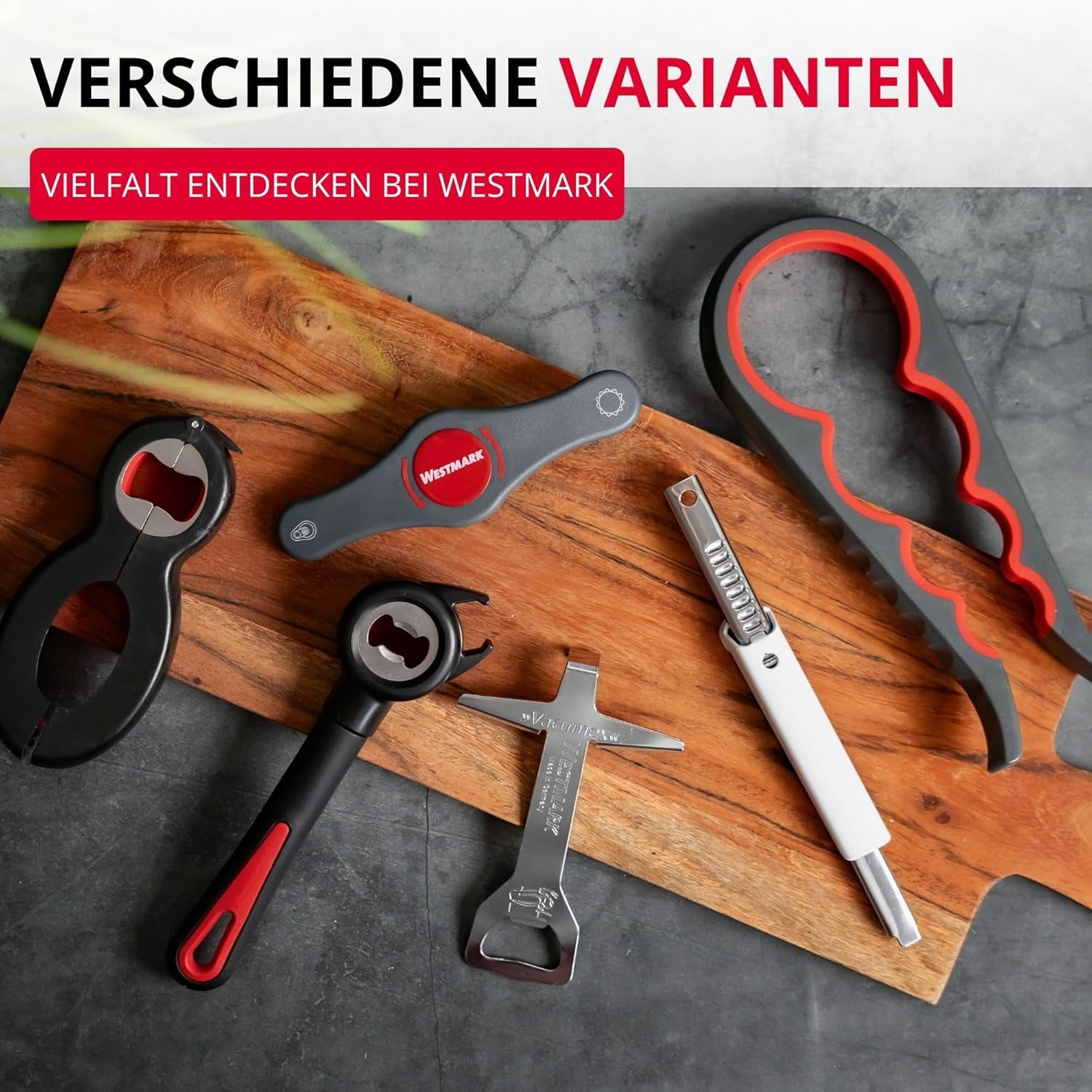 Vacumex Deckelöffner verchromter Stahl für Senioren