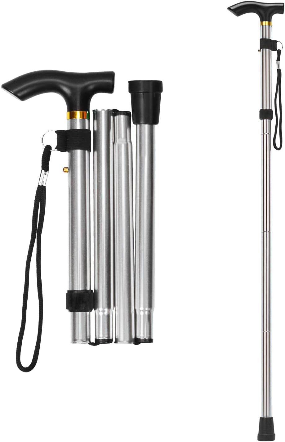 Entdecken Sie den Supregear Faltstock – Höhenverstellbarer, Tragbarer Gehstock für Komfort und Sicherheit im Alltag