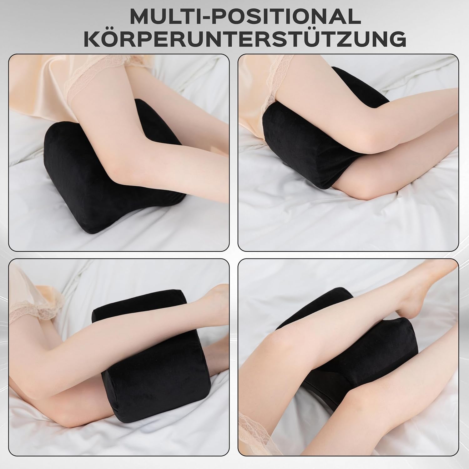 Orthopädisches Kniekissen Seitenschläfer Memory Foam 