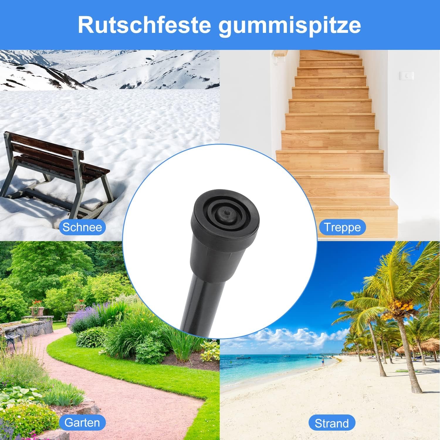 Entdecken Sie den Supregear Faltstock – Höhenverstellbarer, Tragbarer Gehstock für Komfort und Sicherheit im Alltag