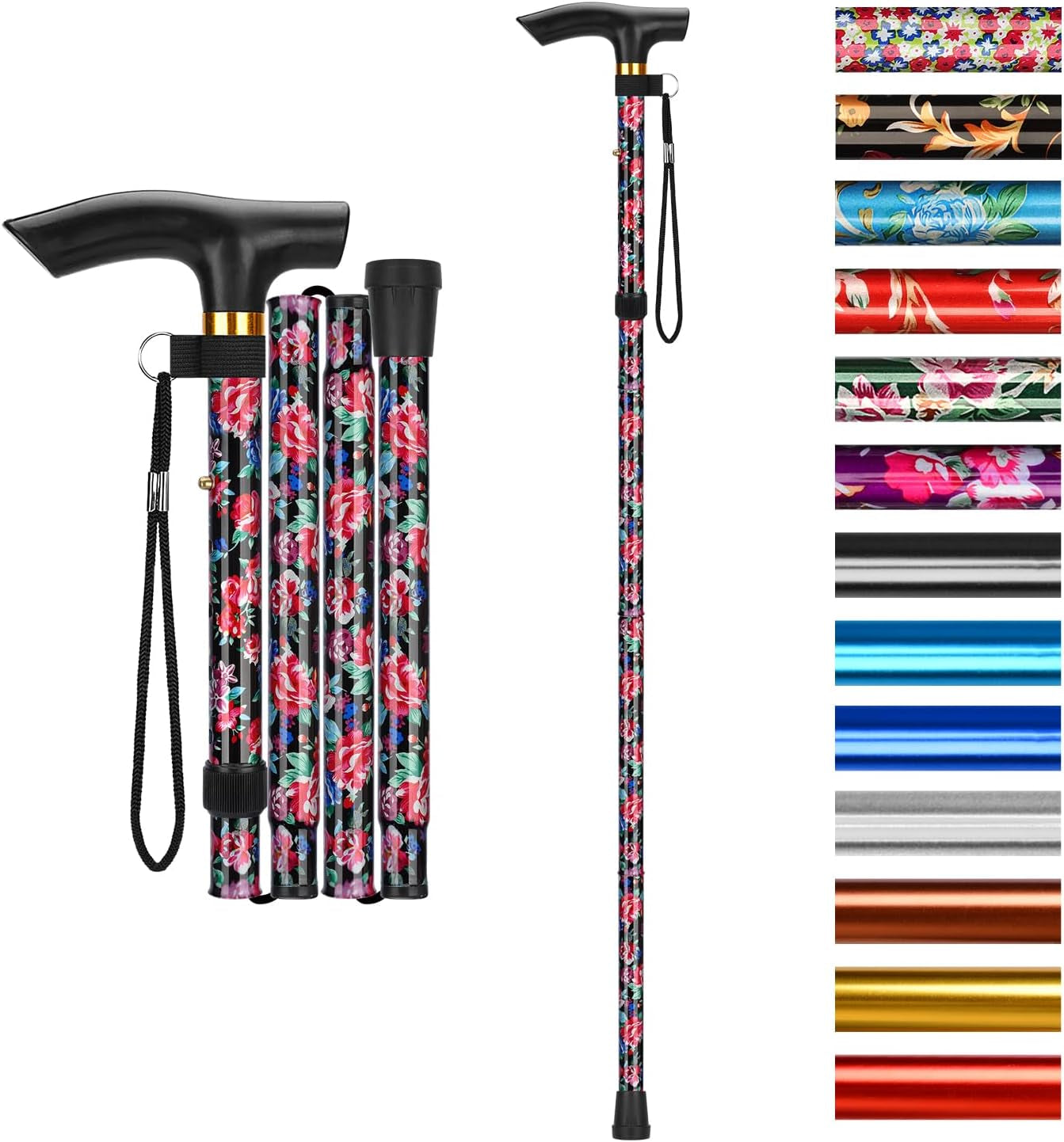 Entdecken Sie den Supregear Faltstock – Höhenverstellbarer, Tragbarer Gehstock für Komfort und Sicherheit im Alltag