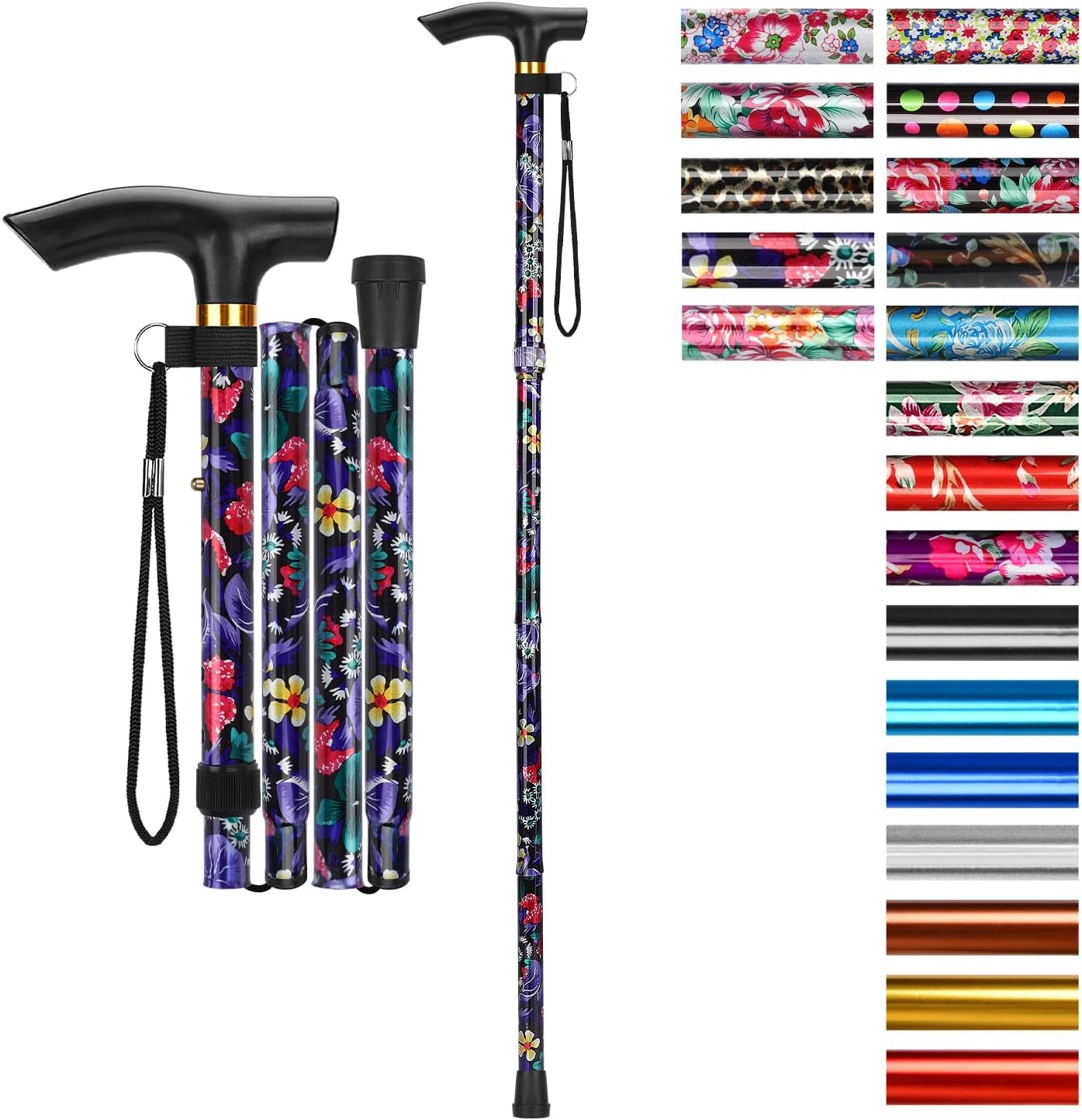 Entdecken Sie den Supregear Faltstock – Höhenverstellbarer, Tragbarer Gehstock für Komfort und Sicherheit im Alltag