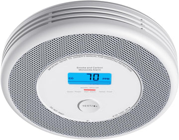 Rauchmelder CO Melder mit Sprachalarm und Standortansage