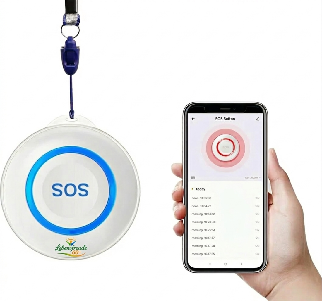 WLAN Notrufsystem SOS Seniorennotruf wasserdicht tragbar