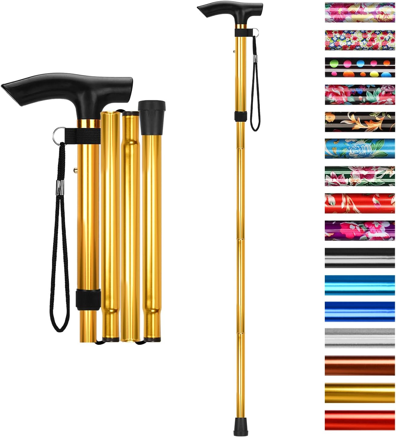 Entdecken Sie den Supregear Faltstock – Höhenverstellbarer, Tragbarer Gehstock für Komfort und Sicherheit im Alltag