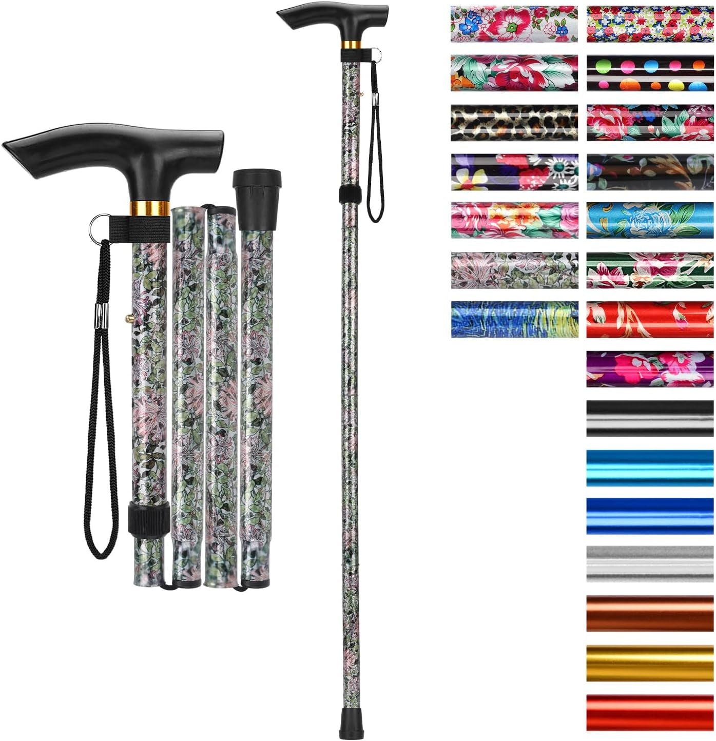 Entdecken Sie den Supregear Faltstock – Höhenverstellbarer, Tragbarer Gehstock für Komfort und Sicherheit im Alltag