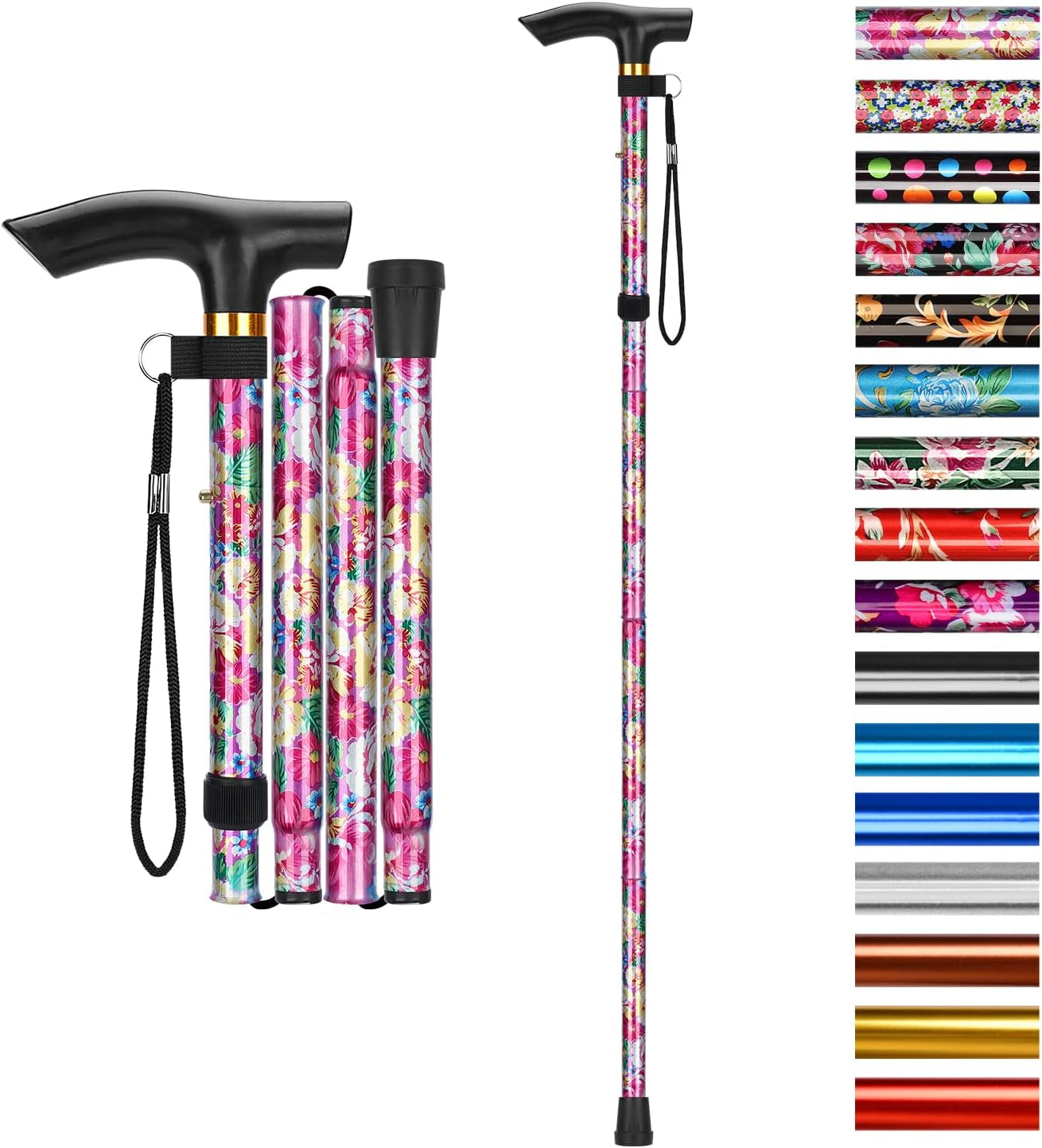 Entdecken Sie den Supregear Faltstock – Höhenverstellbarer, Tragbarer Gehstock für Komfort und Sicherheit im Alltag