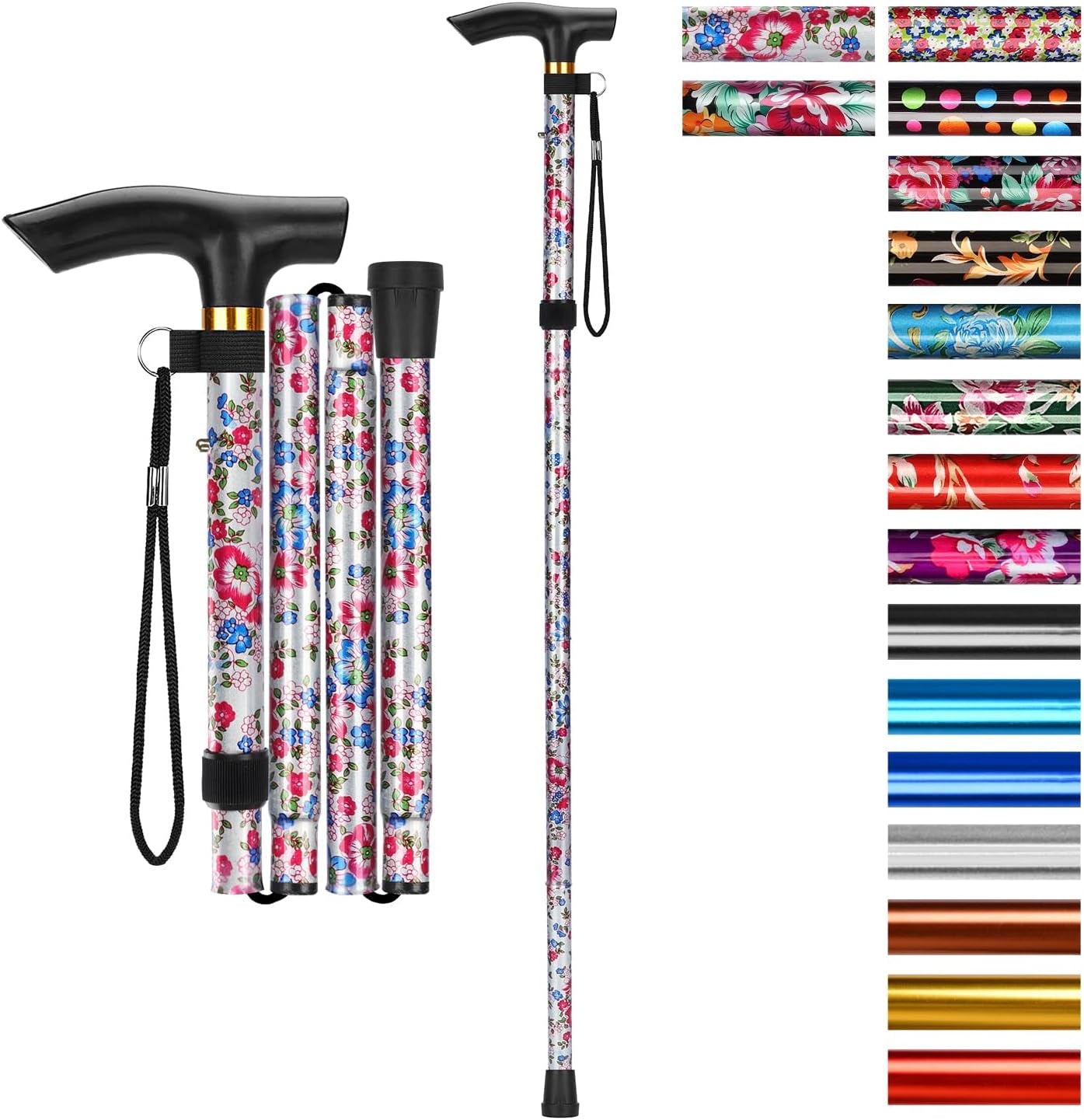 Entdecken Sie den Supregear Faltstock – Höhenverstellbarer, Tragbarer Gehstock für Komfort und Sicherheit im Alltag